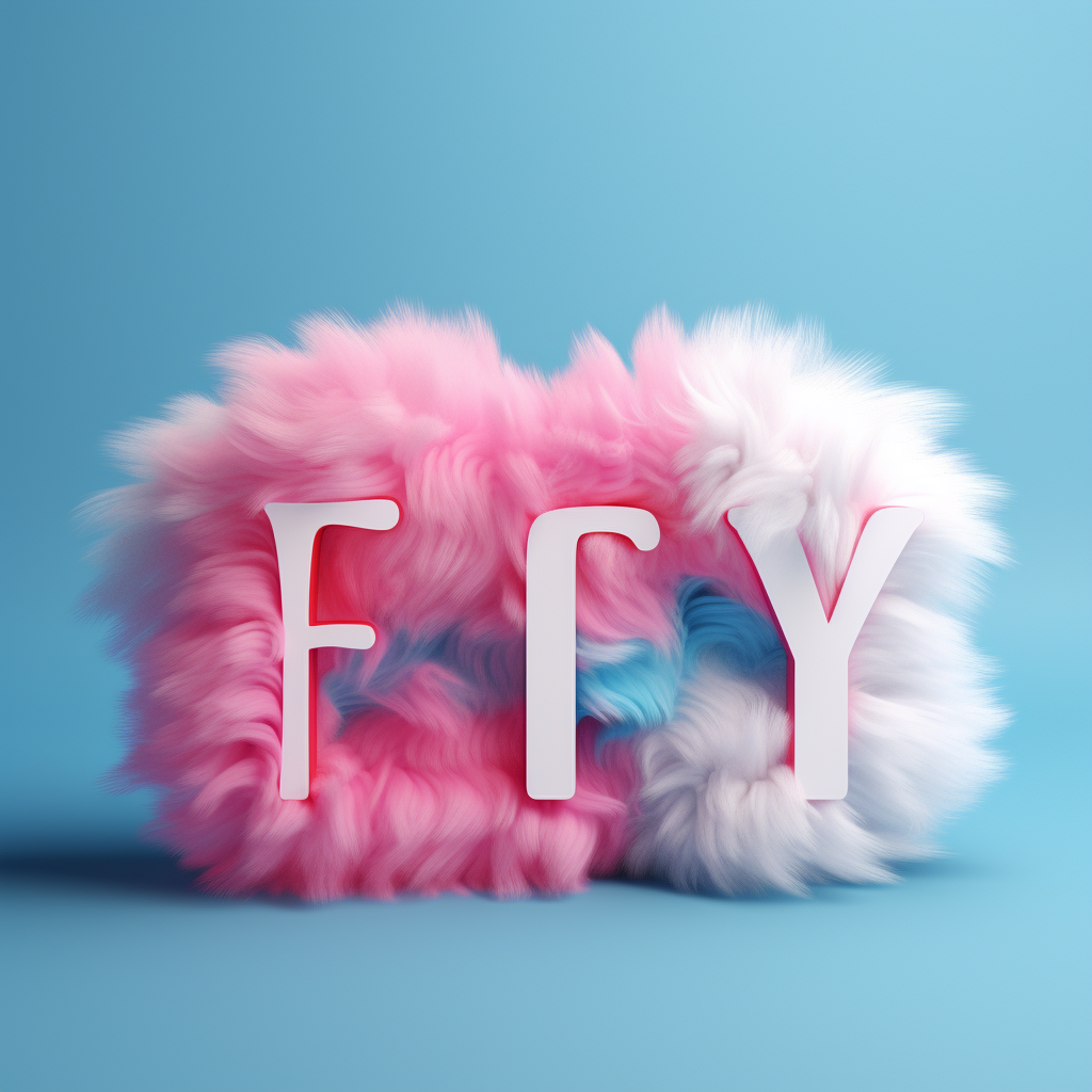 fluffy abstract banner