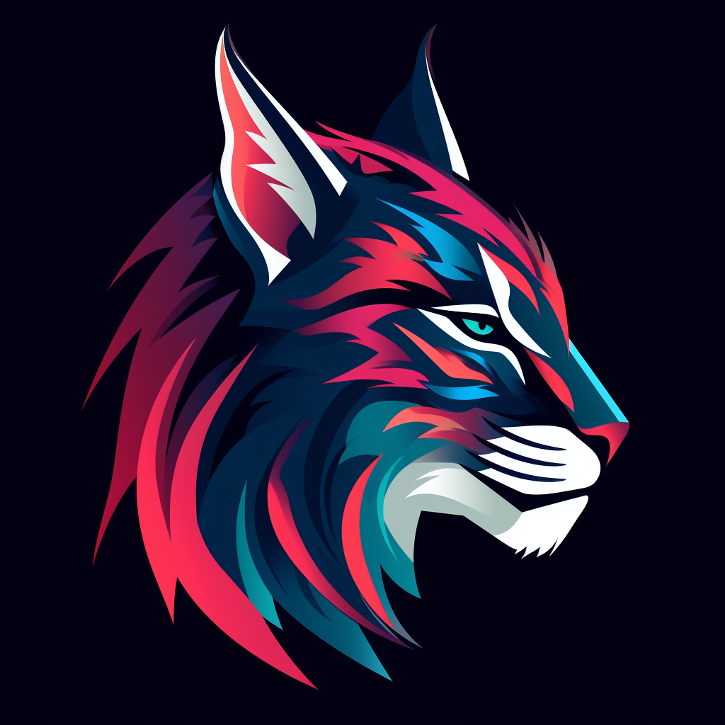 Full Lynx Logo Vector Design