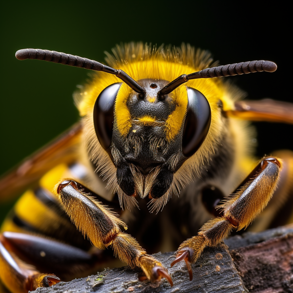 Cute Bee with Arms Crossed