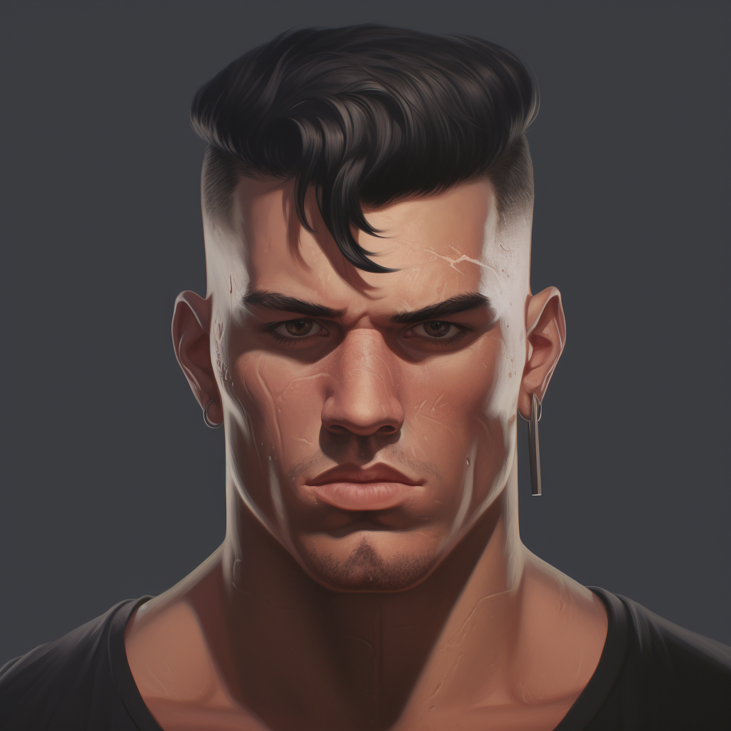 Gangster Fade Male Portrait