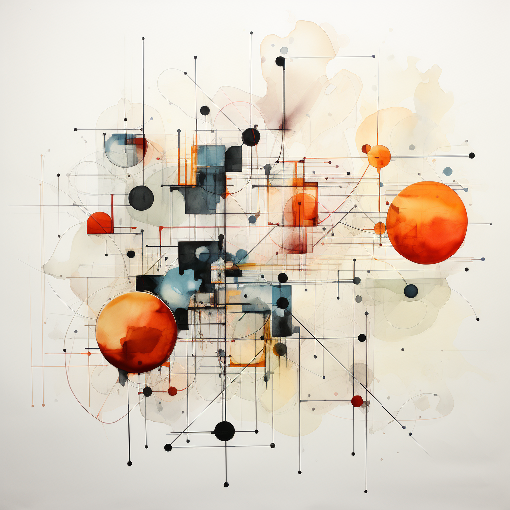 Abstract representation of generative AI
