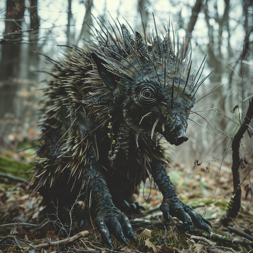 Goblin Porcupine Hybrid Humanoid Forest