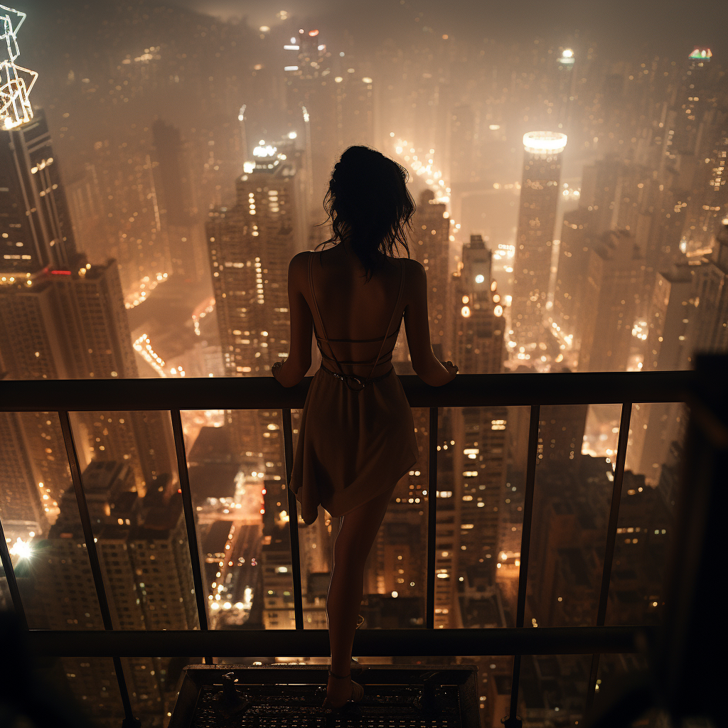 girl on tall building wong kar wai film