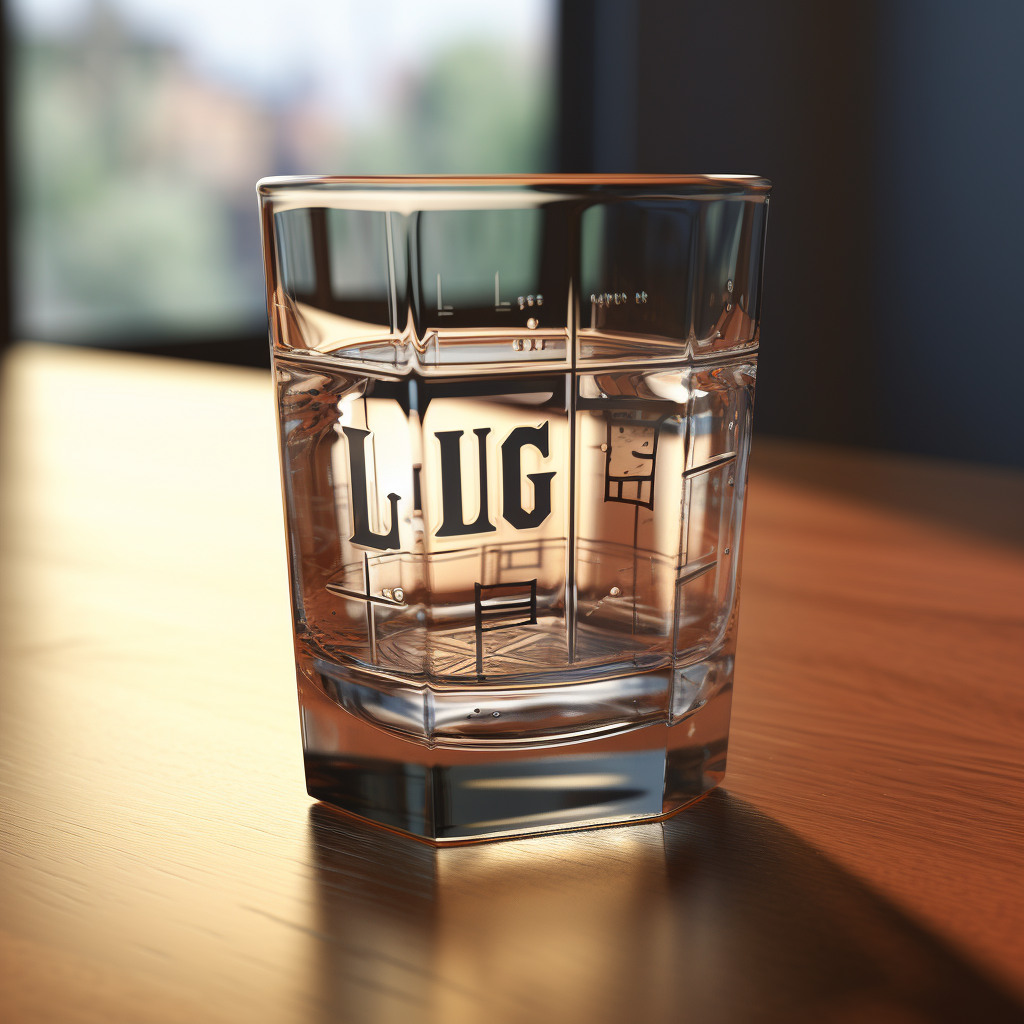 LIG Engraved on Glass