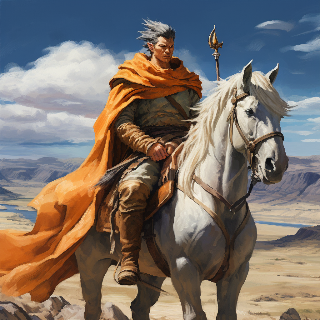 Goku as a Commanche DnD Monk