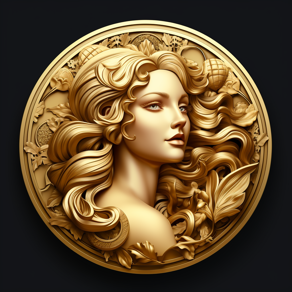 Shiny gold icon for stunning visuals