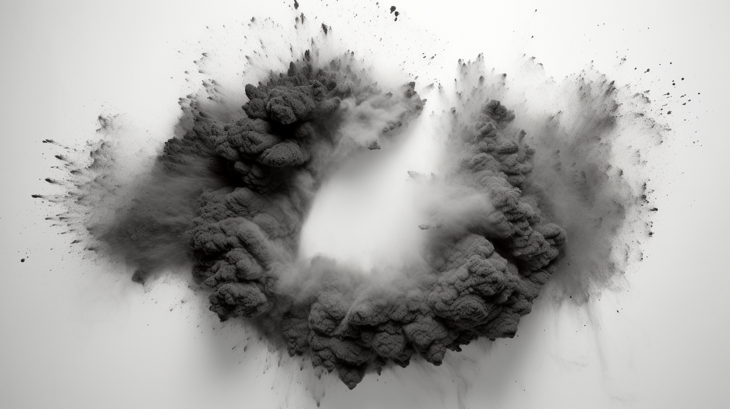 Gray Dust and Smoke Illustrating Duality Rotations and Ring-shaped Masses