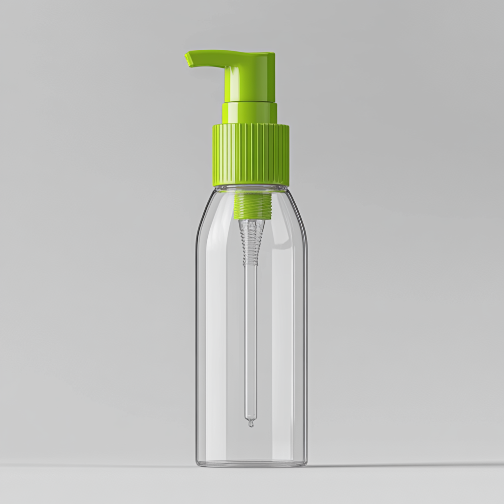 Small Green Plastic Bottle Dispenser