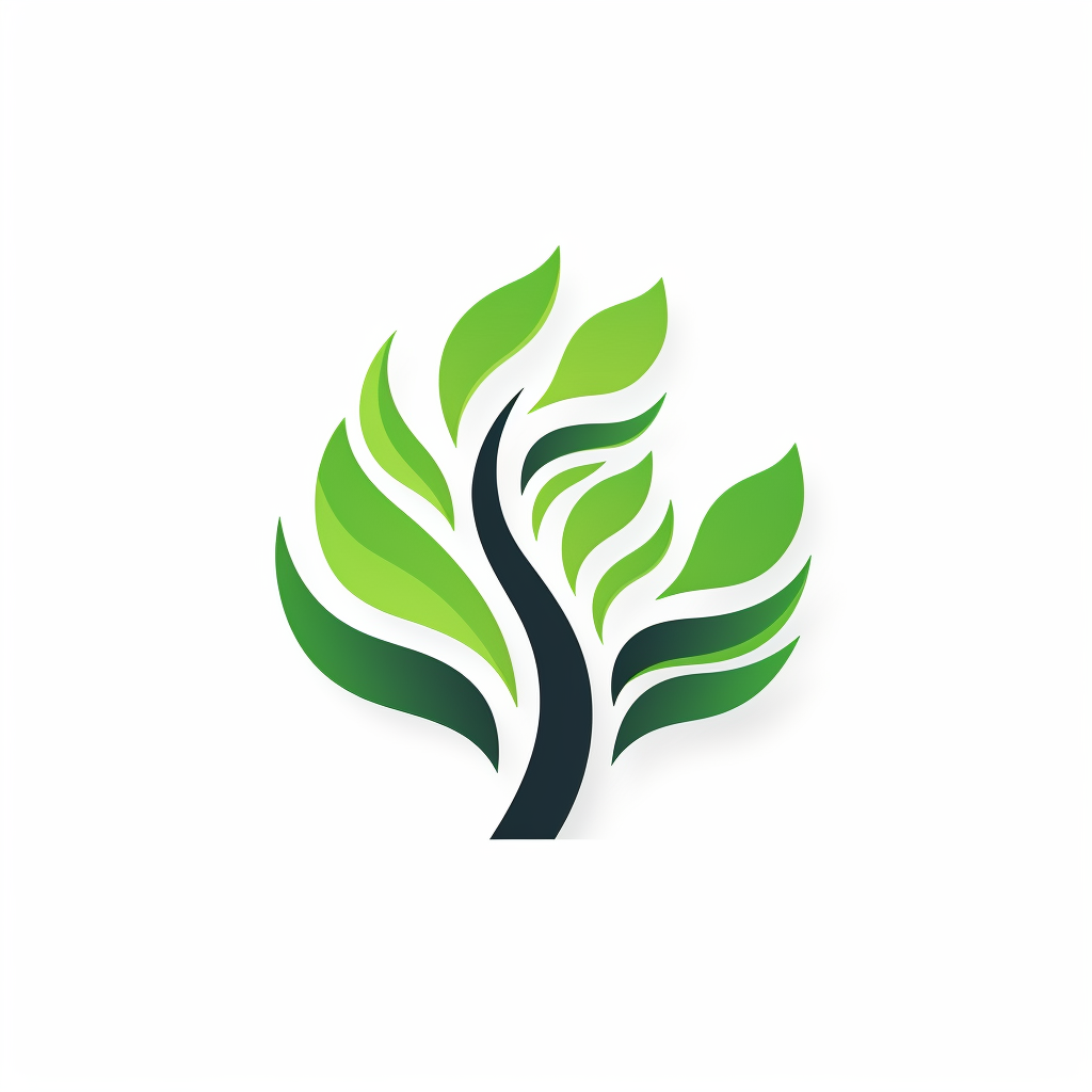 Simple and Nature-inspired Green Transition Logo