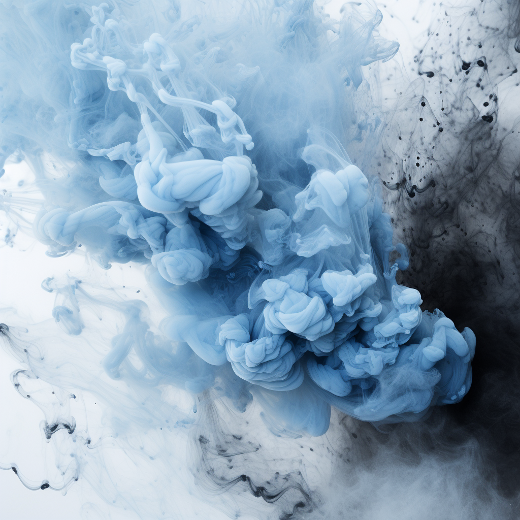 Grey and White Smoke Background