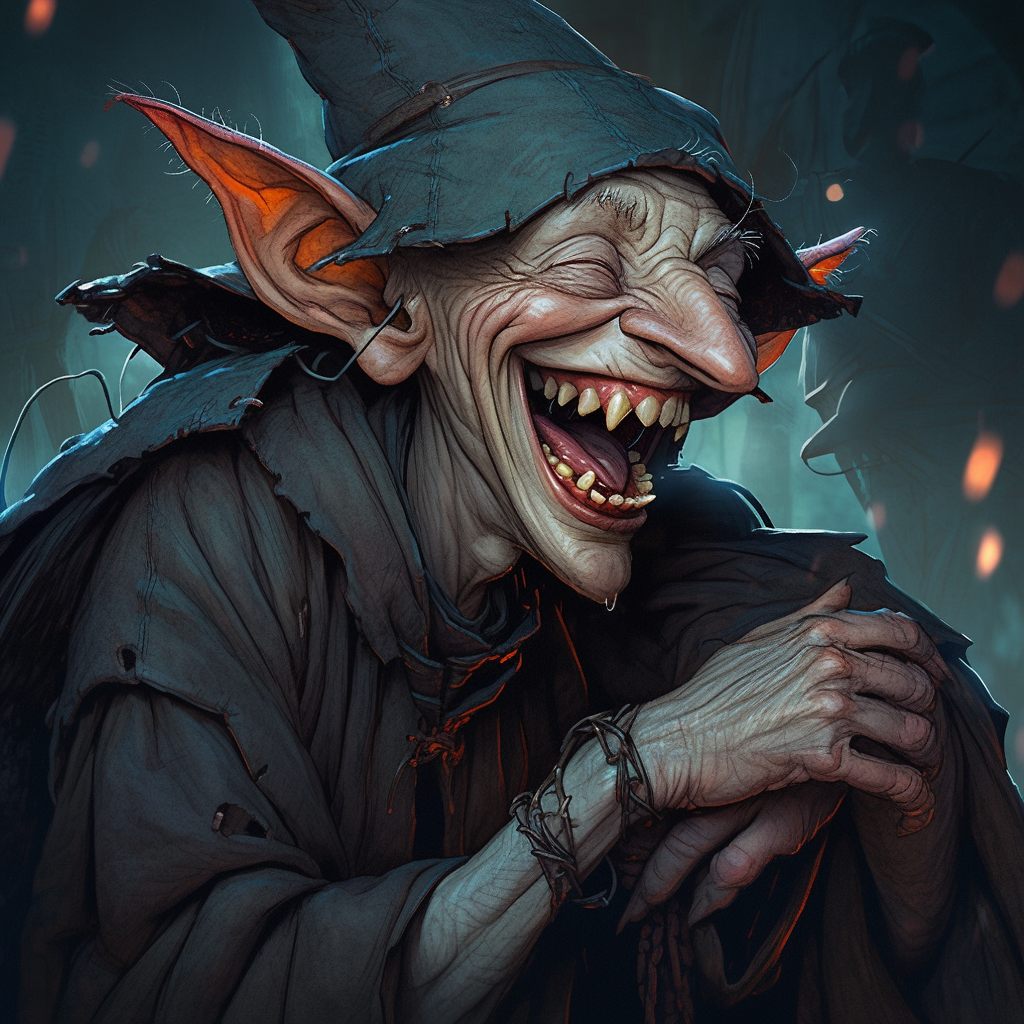 Goblin Doctor Laughing Ominously