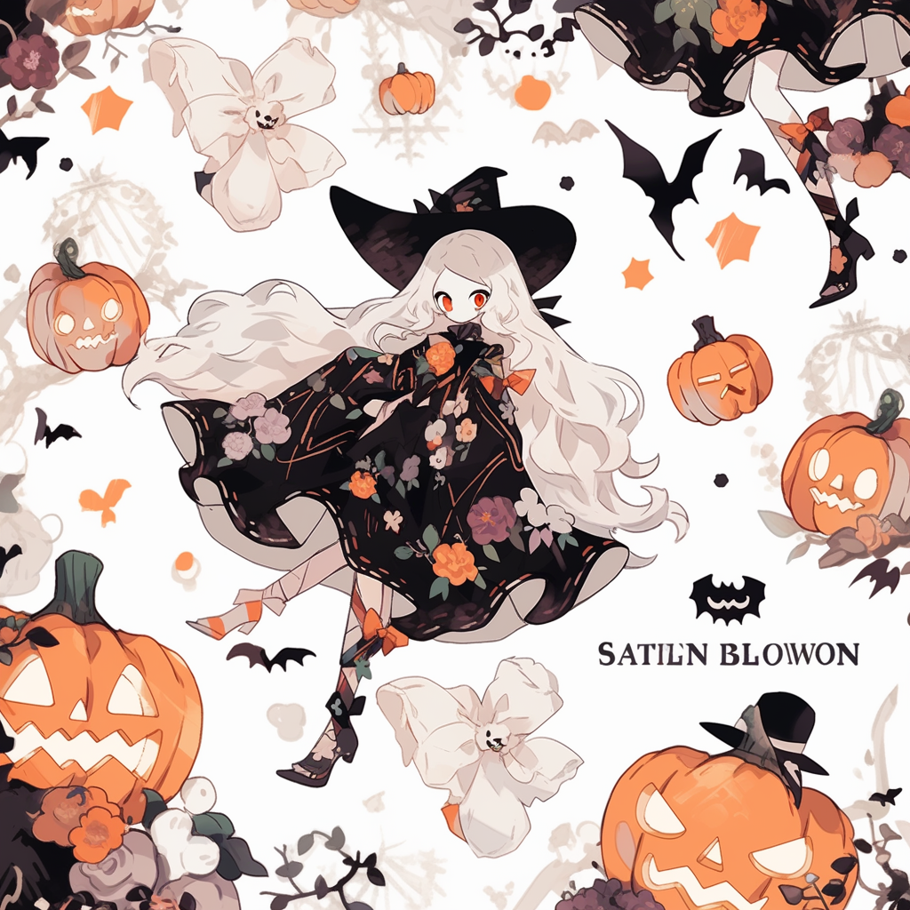 Halloween-themed designs featuring ghosts, pumpkins, vampires, witches, and zombies