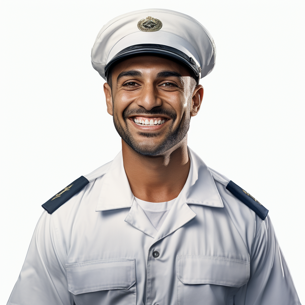 Happy Saudi Navy Seaman