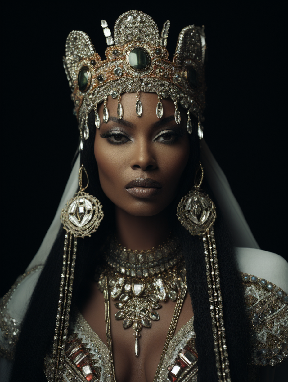 Exquisite portrait of the Queen of all Queens
