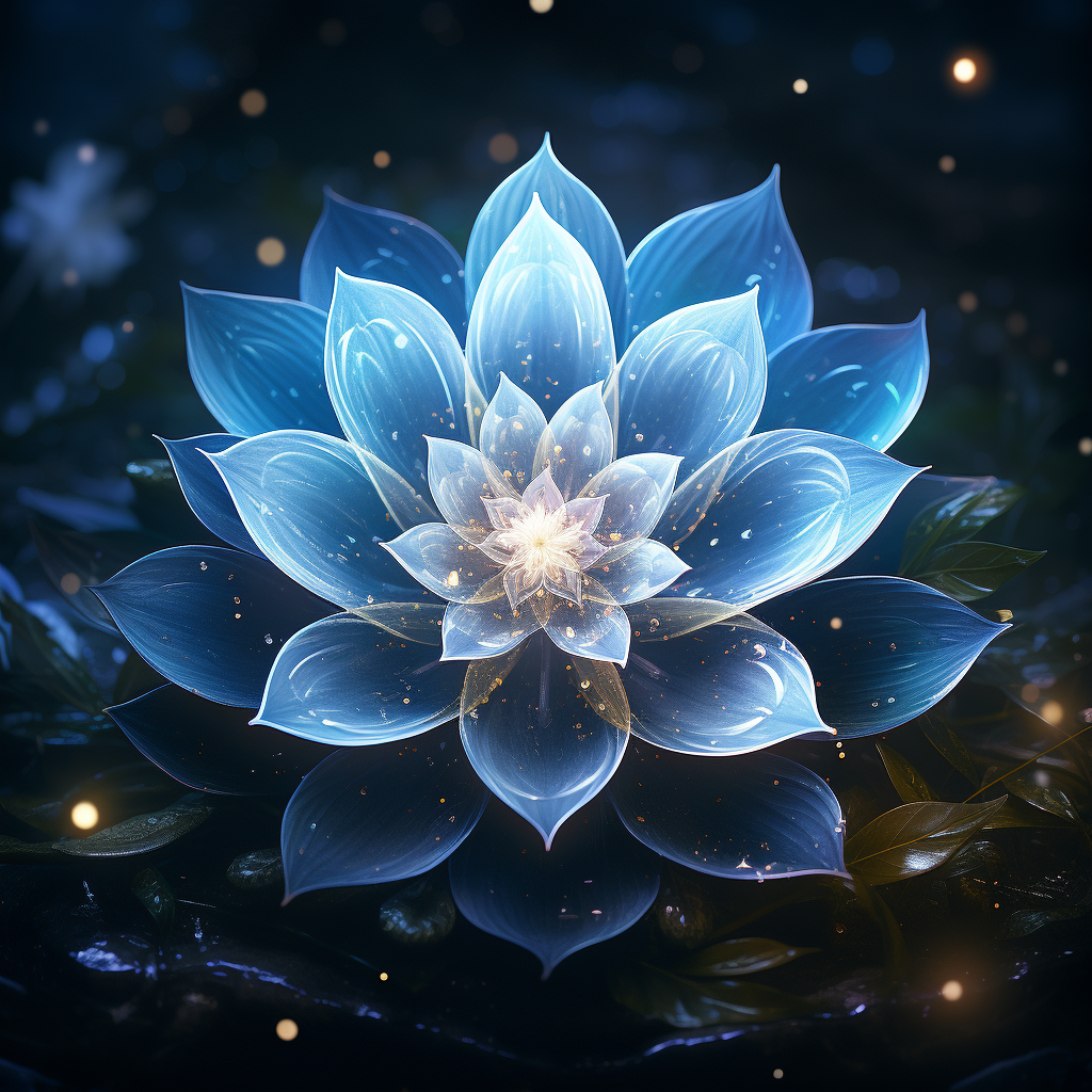 Heart and Snowflake Lotus Fusion Image