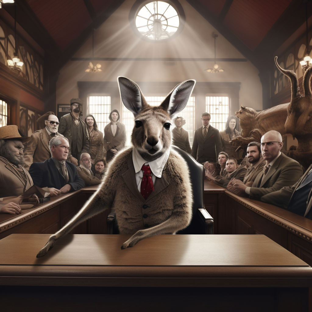 Kangaroo court scene in high definition