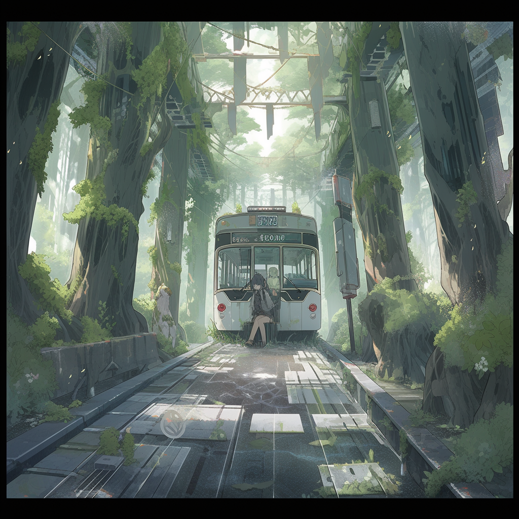 Public transport in alien forest