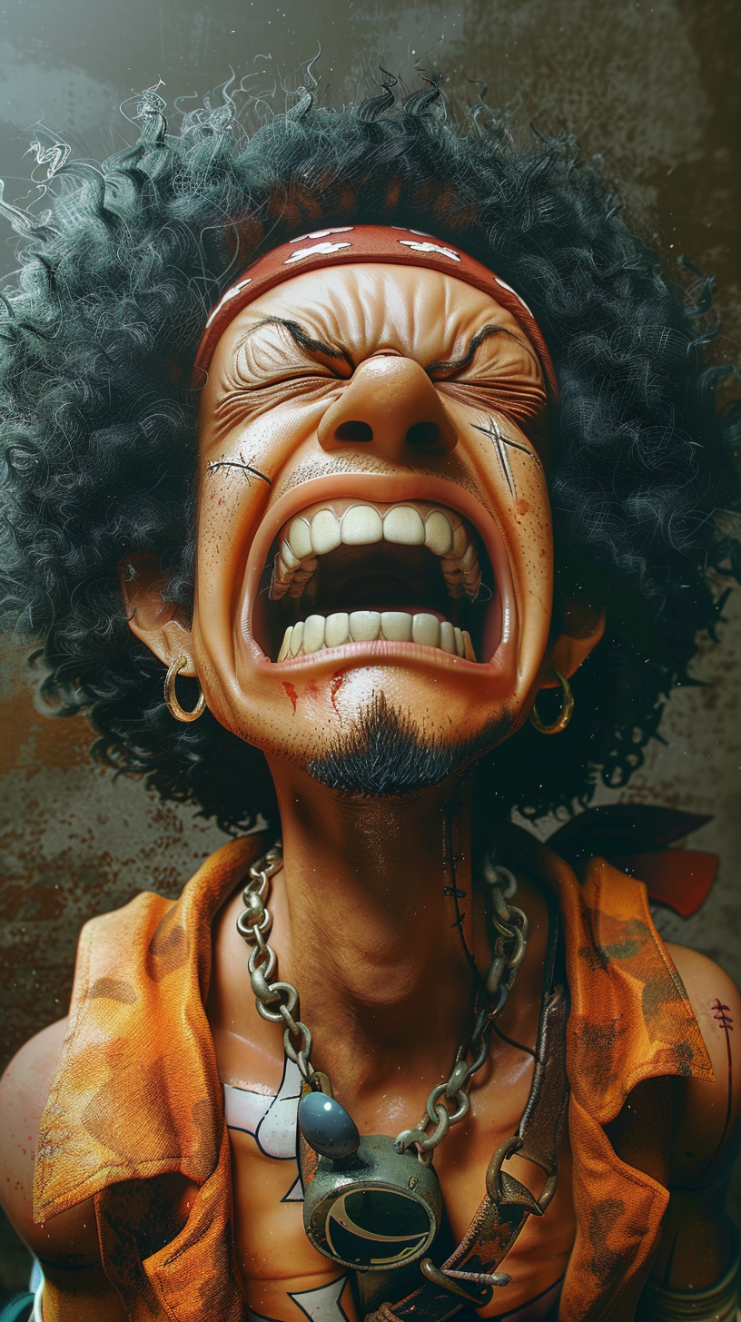 Usopp hyper realistic stock photo