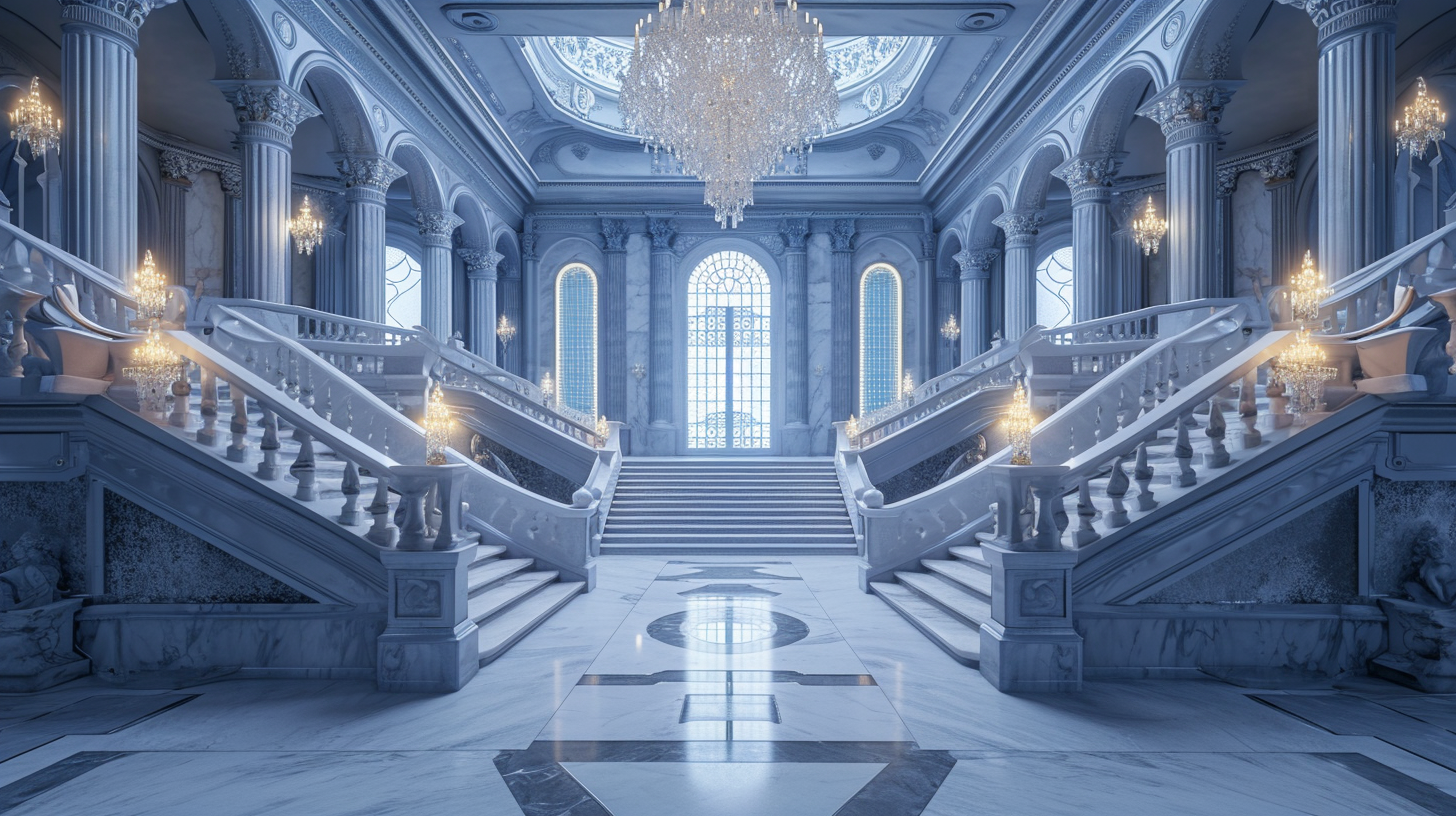 Ice Palace Lobby Staircase Luxury