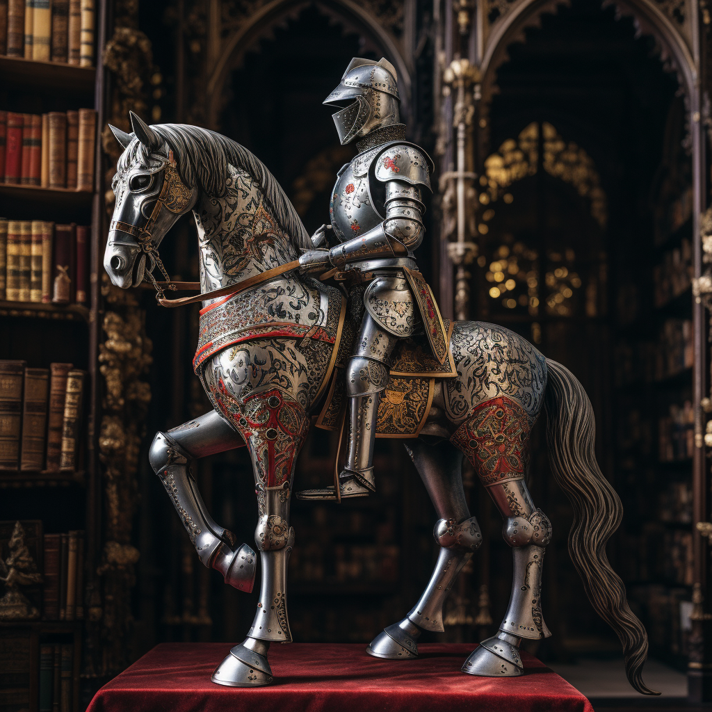 Beautiful Knightly Artwork and Statues