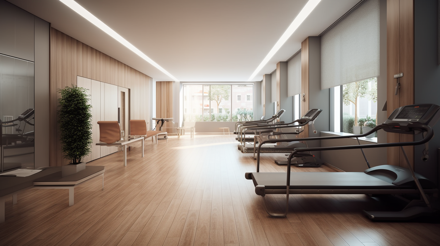 Modern Physical Rehabilitation Center Interior