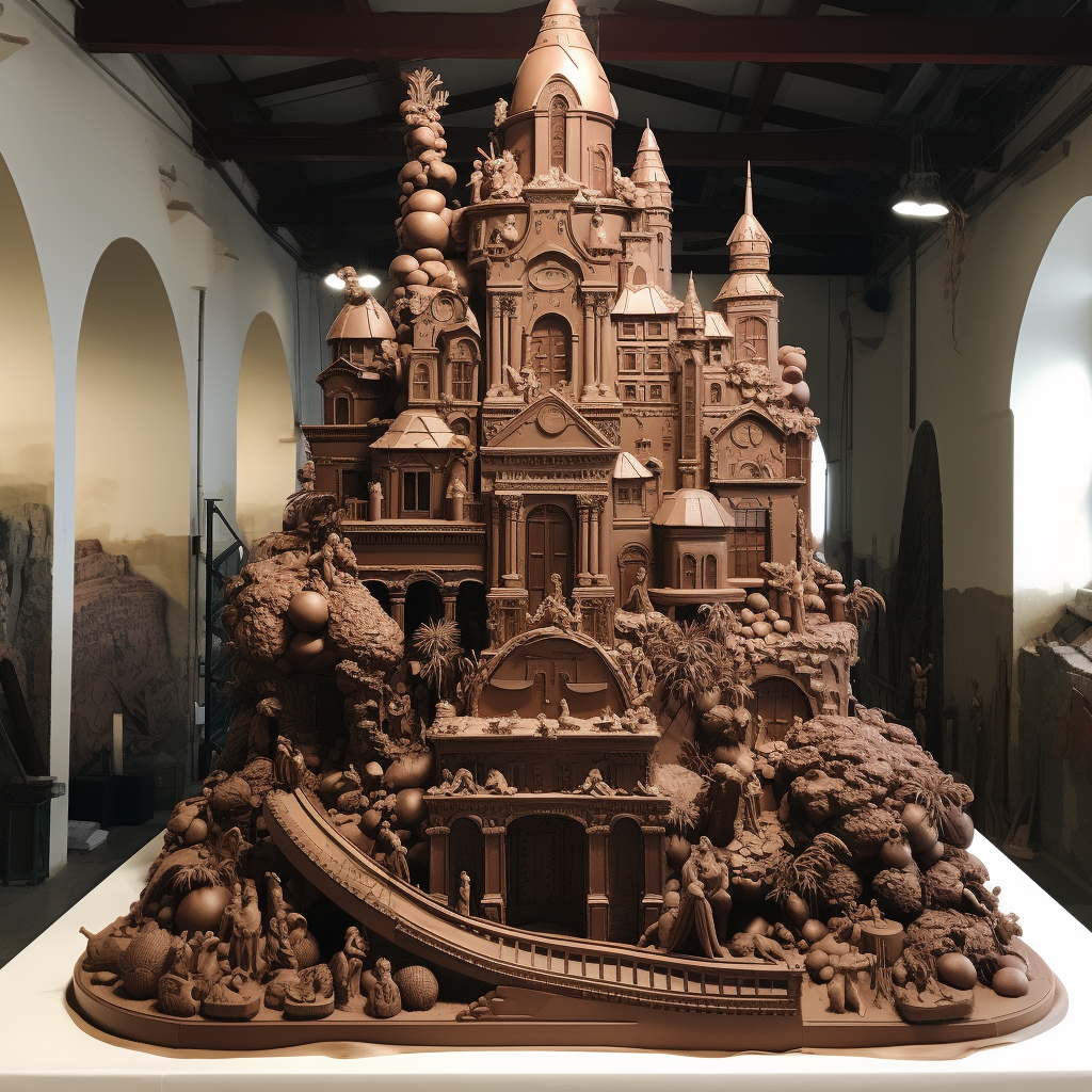 Delicious chocolate-covered Italian historical monument