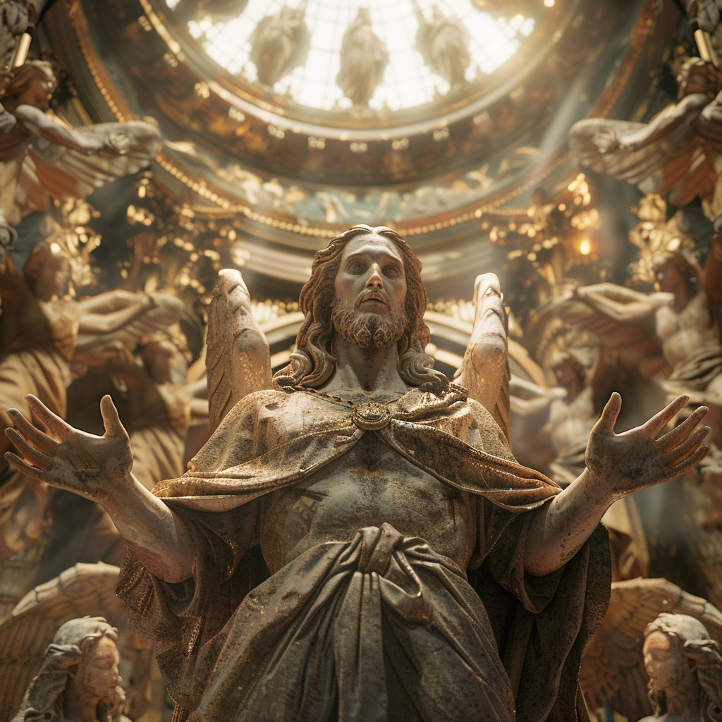 Jesus Hosts of Heaven Unreal Engine