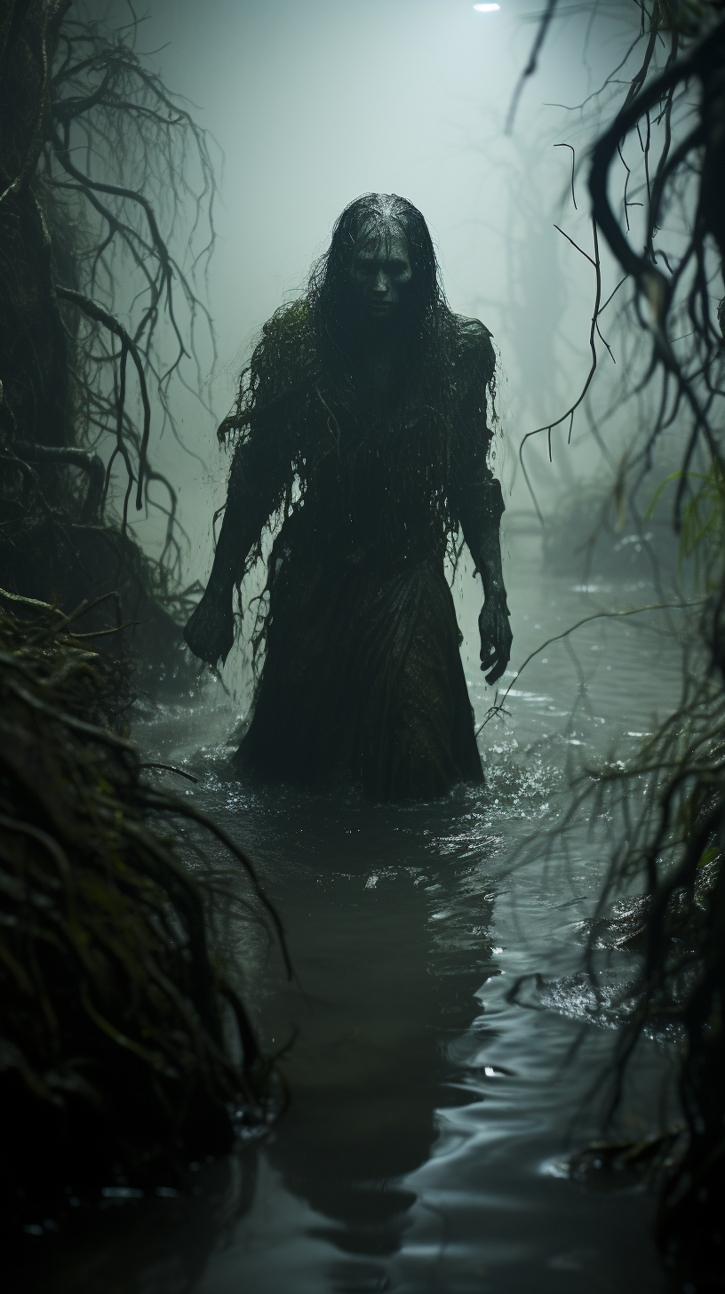 Jiuying Creature in Dark Wetlands