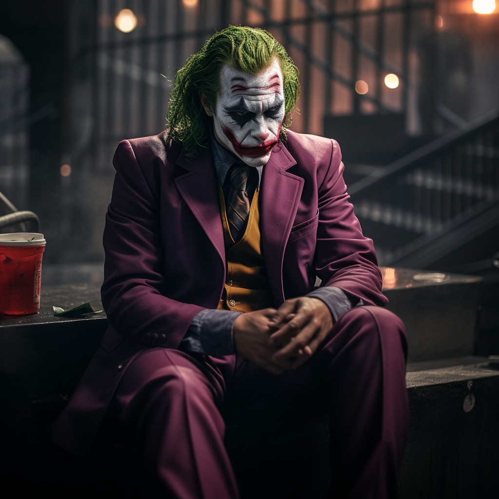 Colorgraded image inspired by the Joker movie