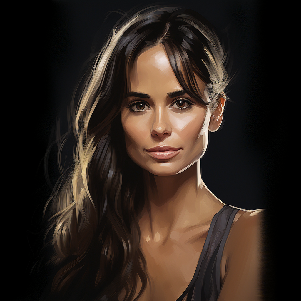 Jordana Brewster T-Shirt Design by Artgerm