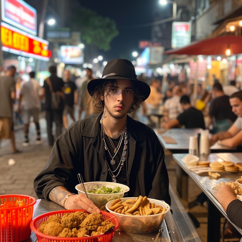 Justin Bieber Falafel Israel