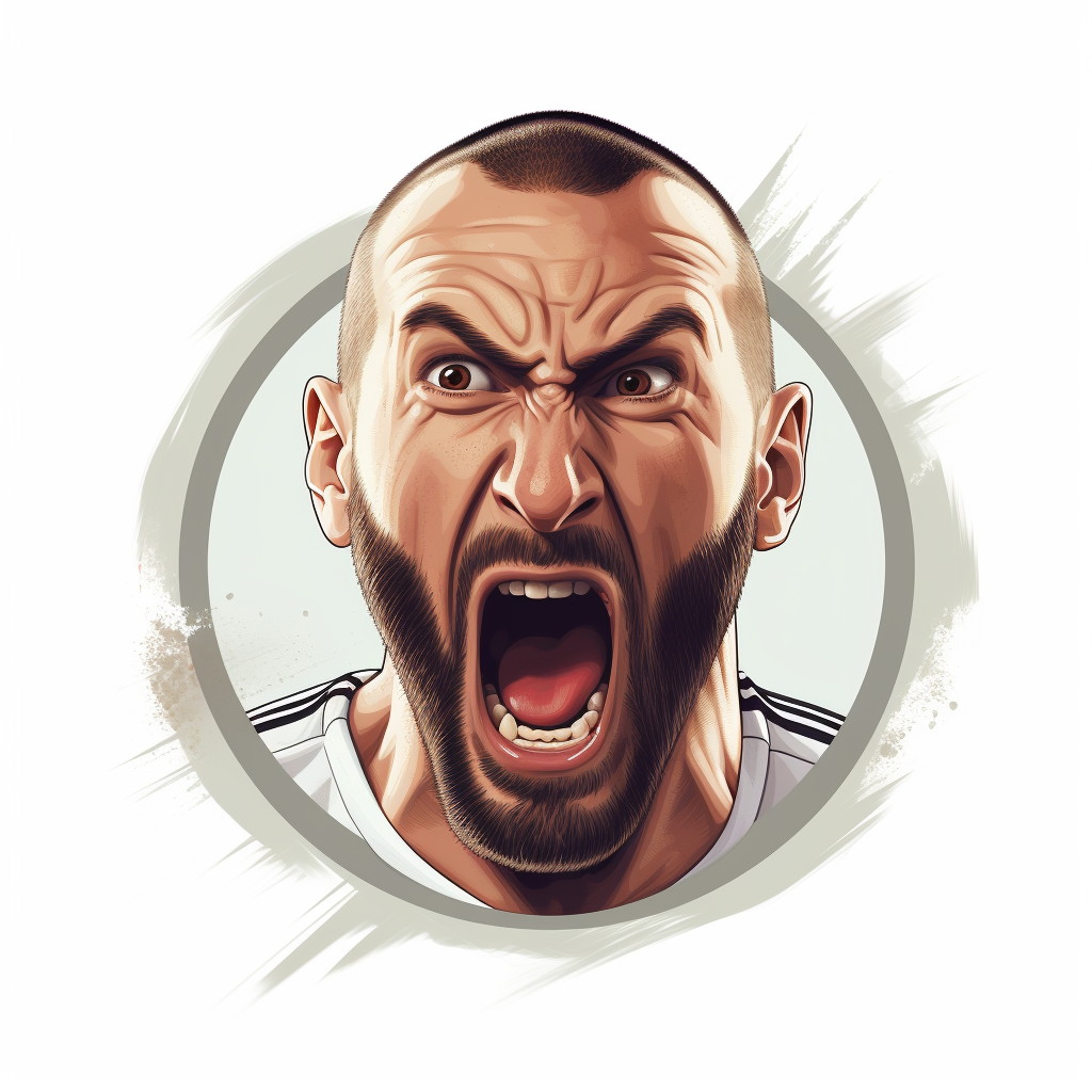 Karim Benzema Evil Face Icon