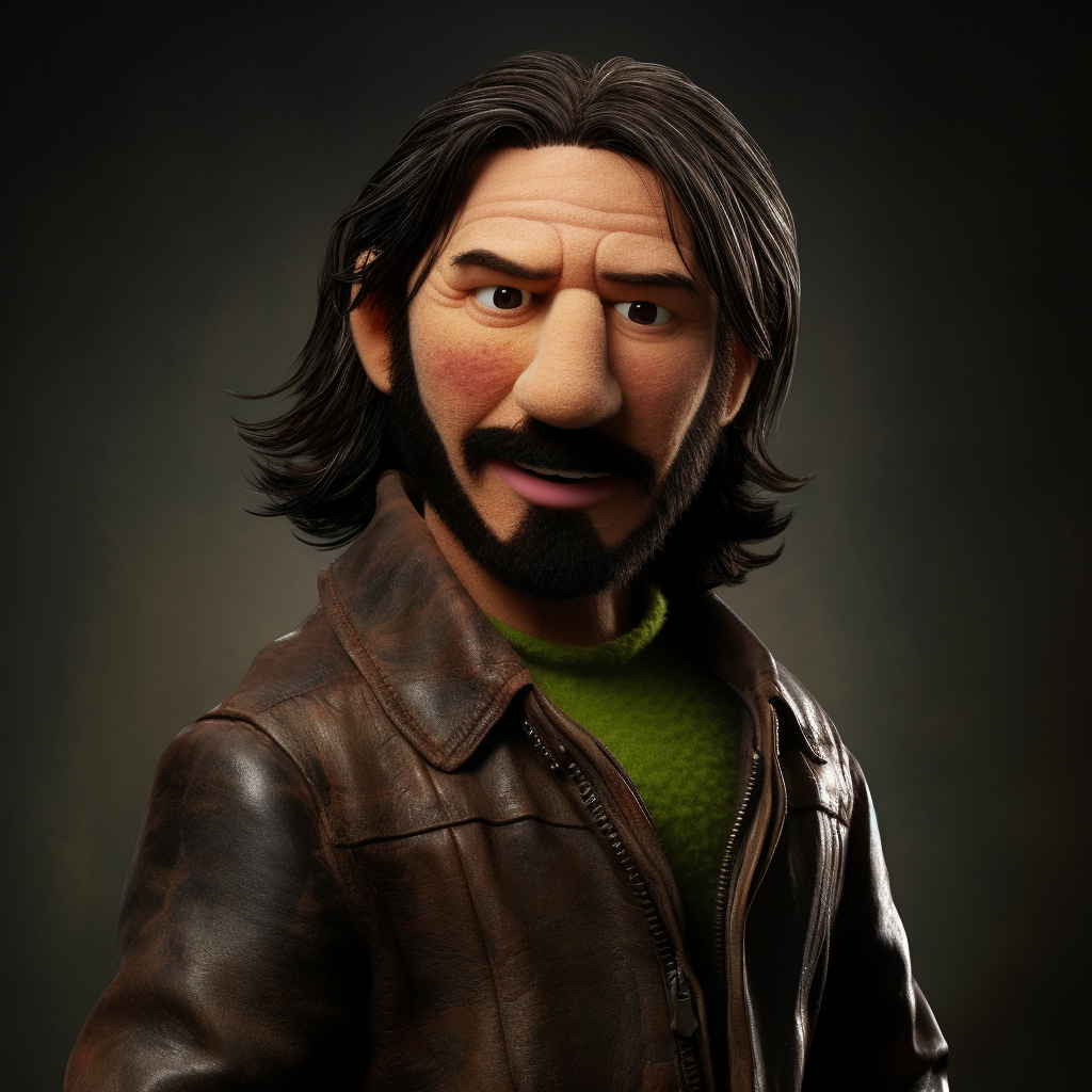 Keanu Reeves as a Muppet