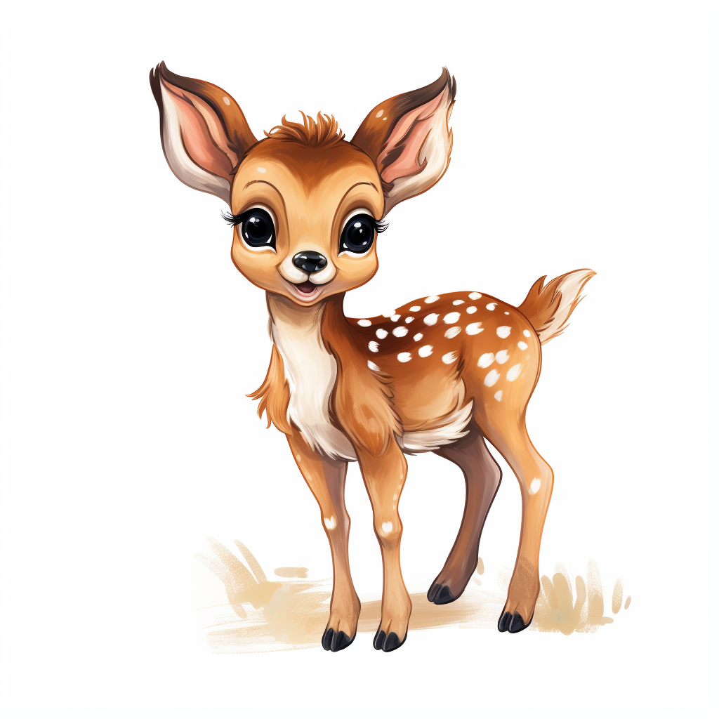 Deer in Kid Style