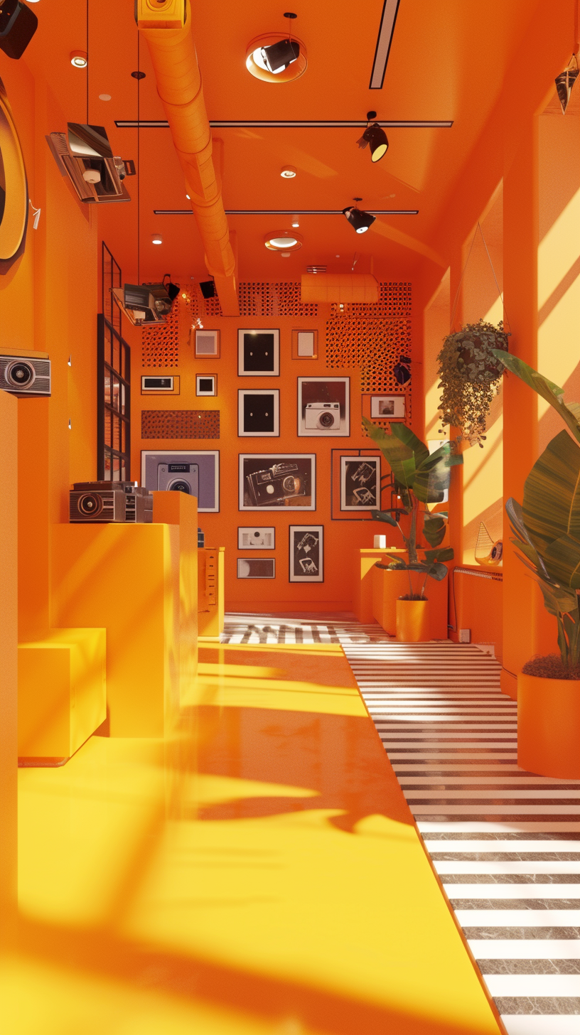 Retro Kodak Pop-Up Store Design