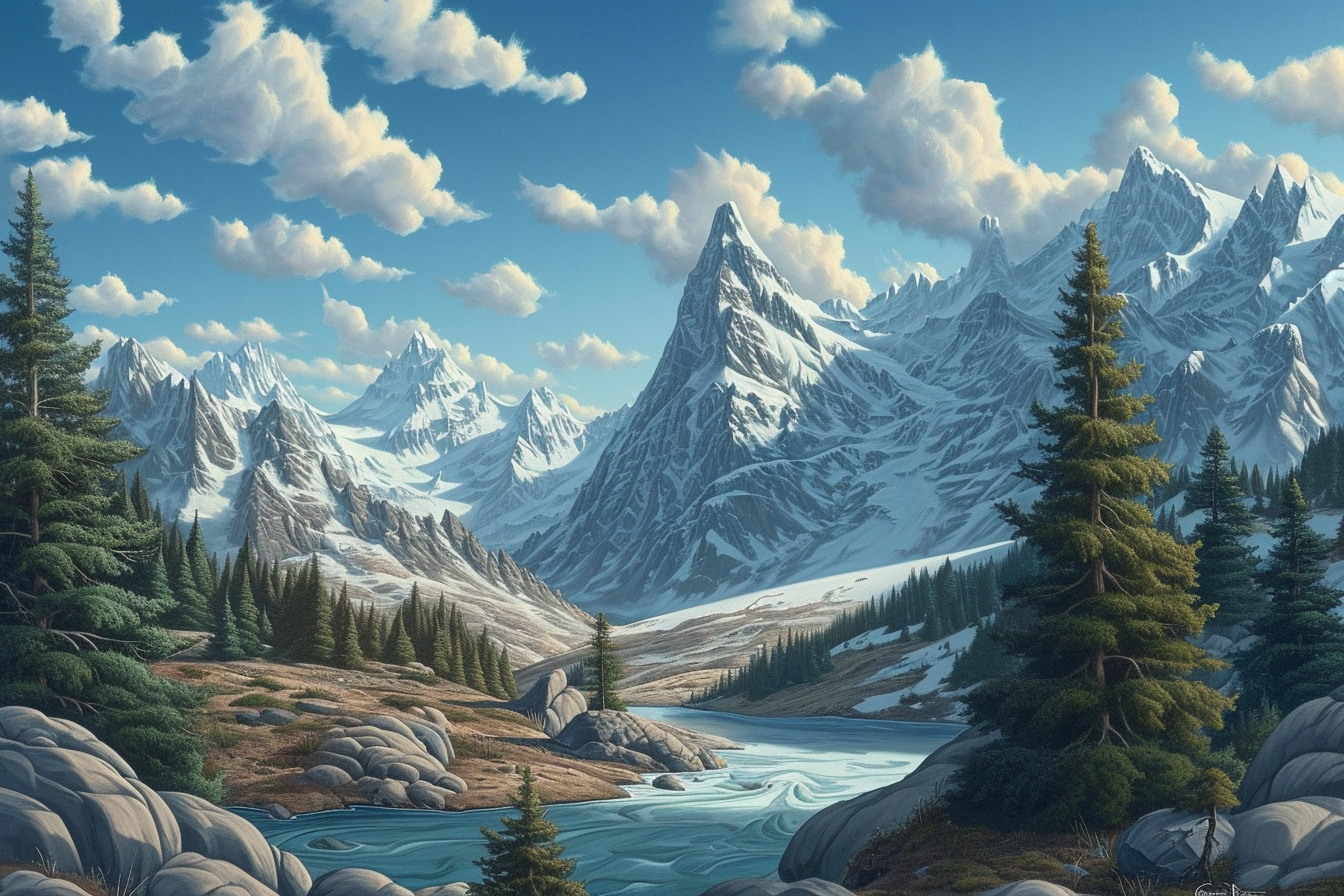 Stunning mountain landscape by Rob Gonsalves