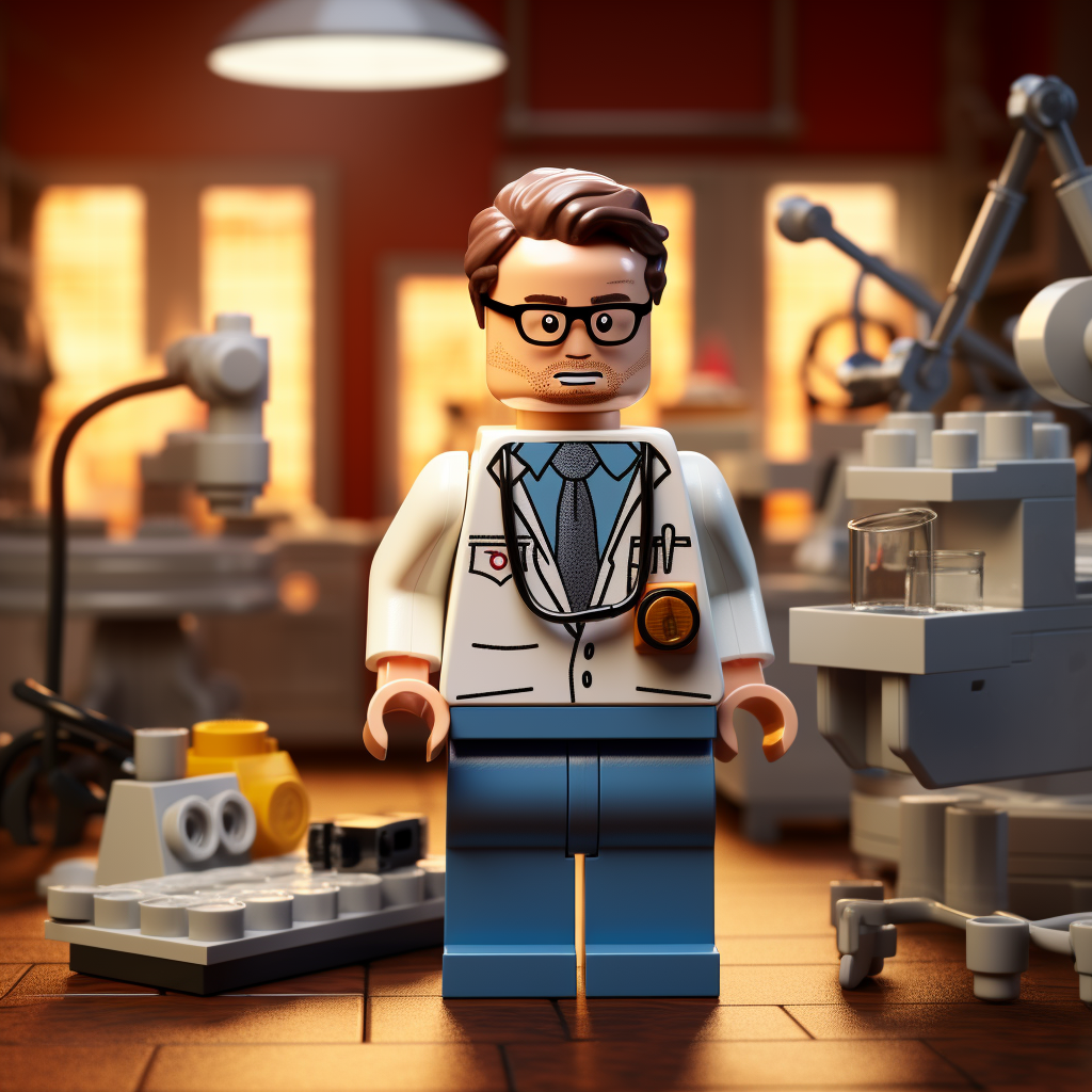 Lego Emergency Doctor Figurine