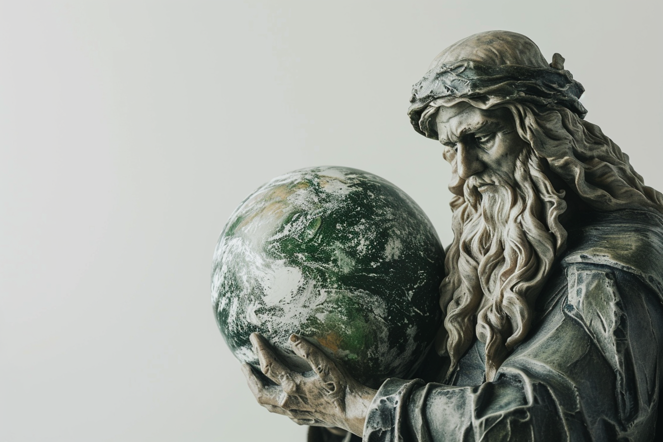 Leonardo da Vinci saving planet Earth