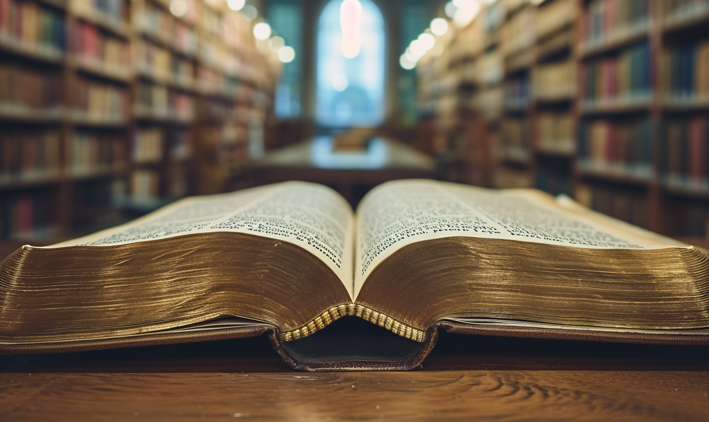 Dictionary on Library Table