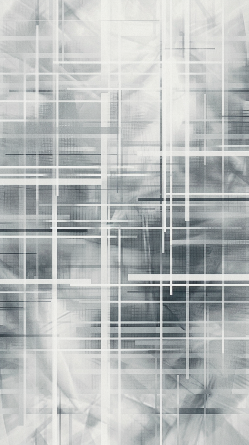 Grey grid streaks abstract wallpaper