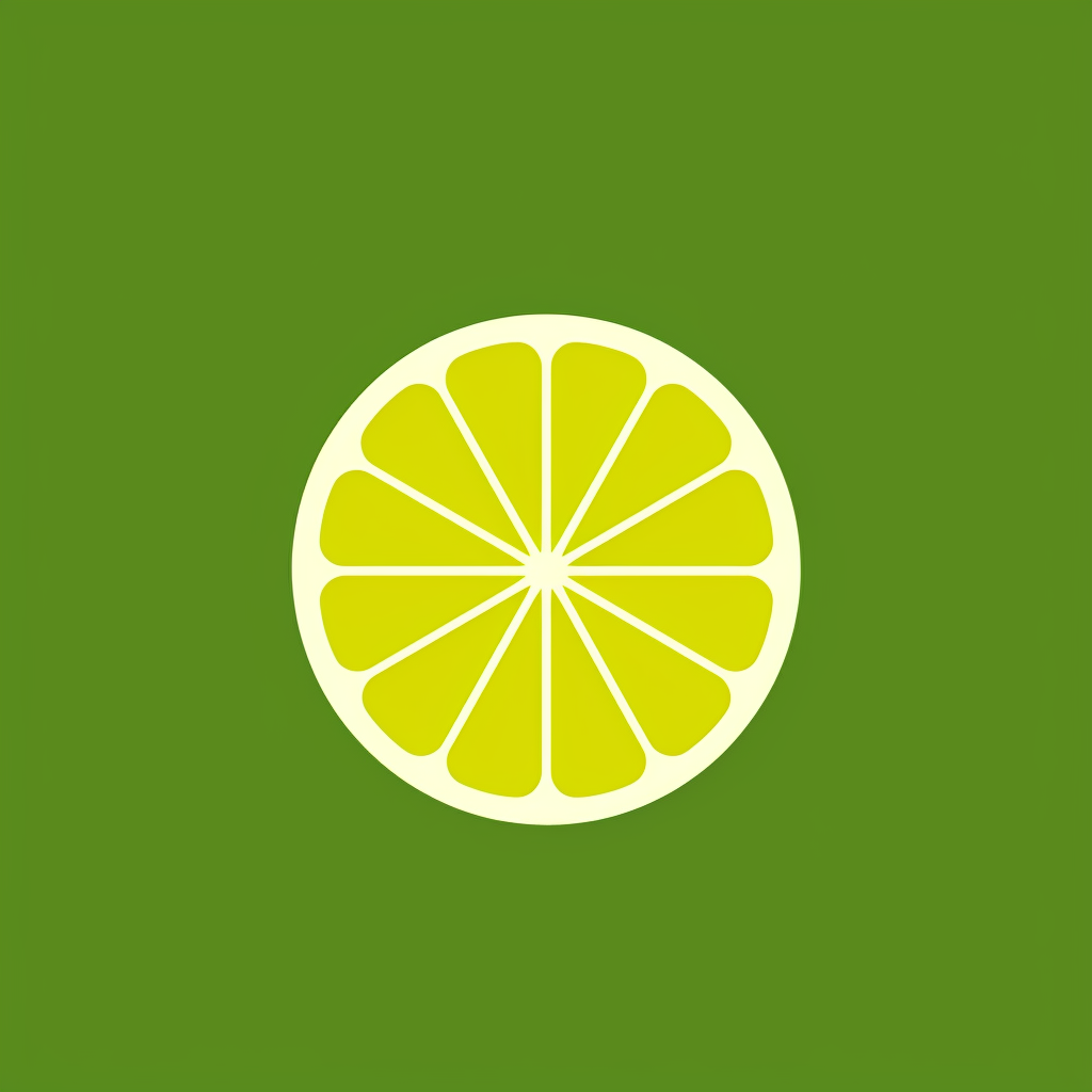 Lime minimal Japanese book cover