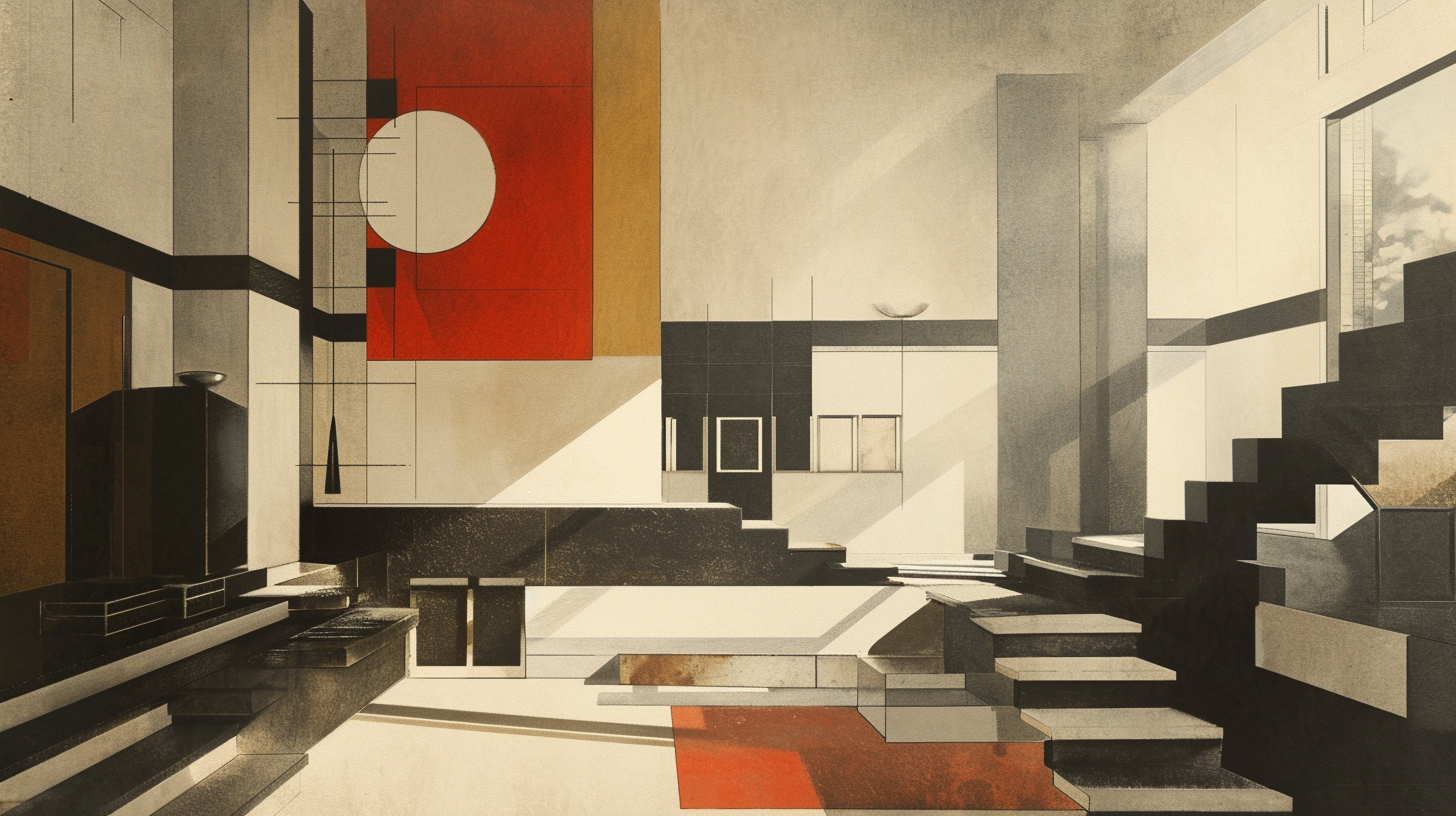 Suprematist El Lissitzky House Interior