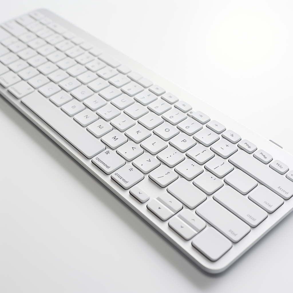 Realistic Logitech-inspired Minimal Keyboard