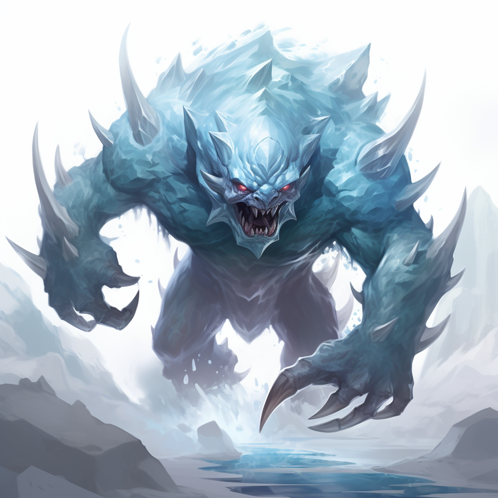 Cold-damage creature with ice powers