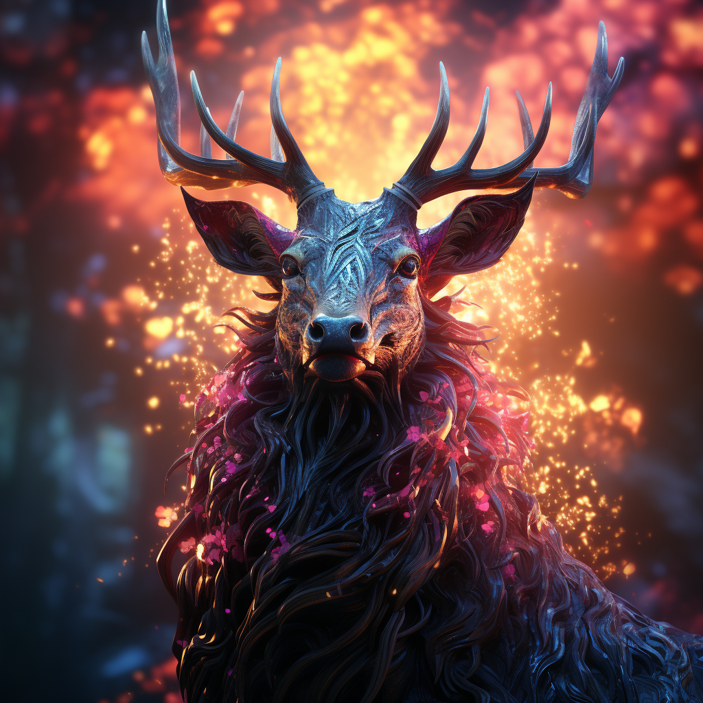 Stunning Magical Stag Image