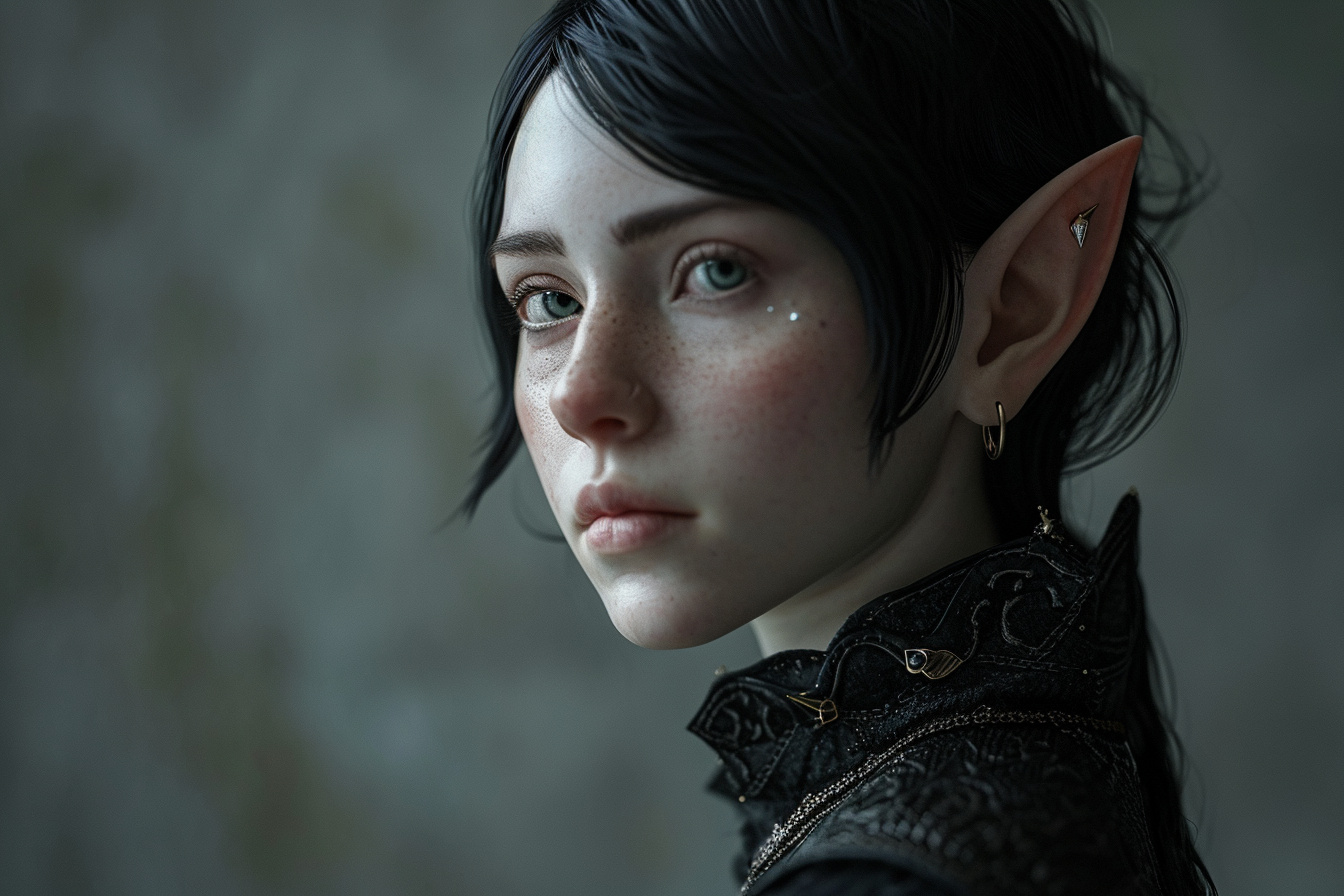 Magistrix Seraphina Thorne - Half-Elf Portrait  ?️