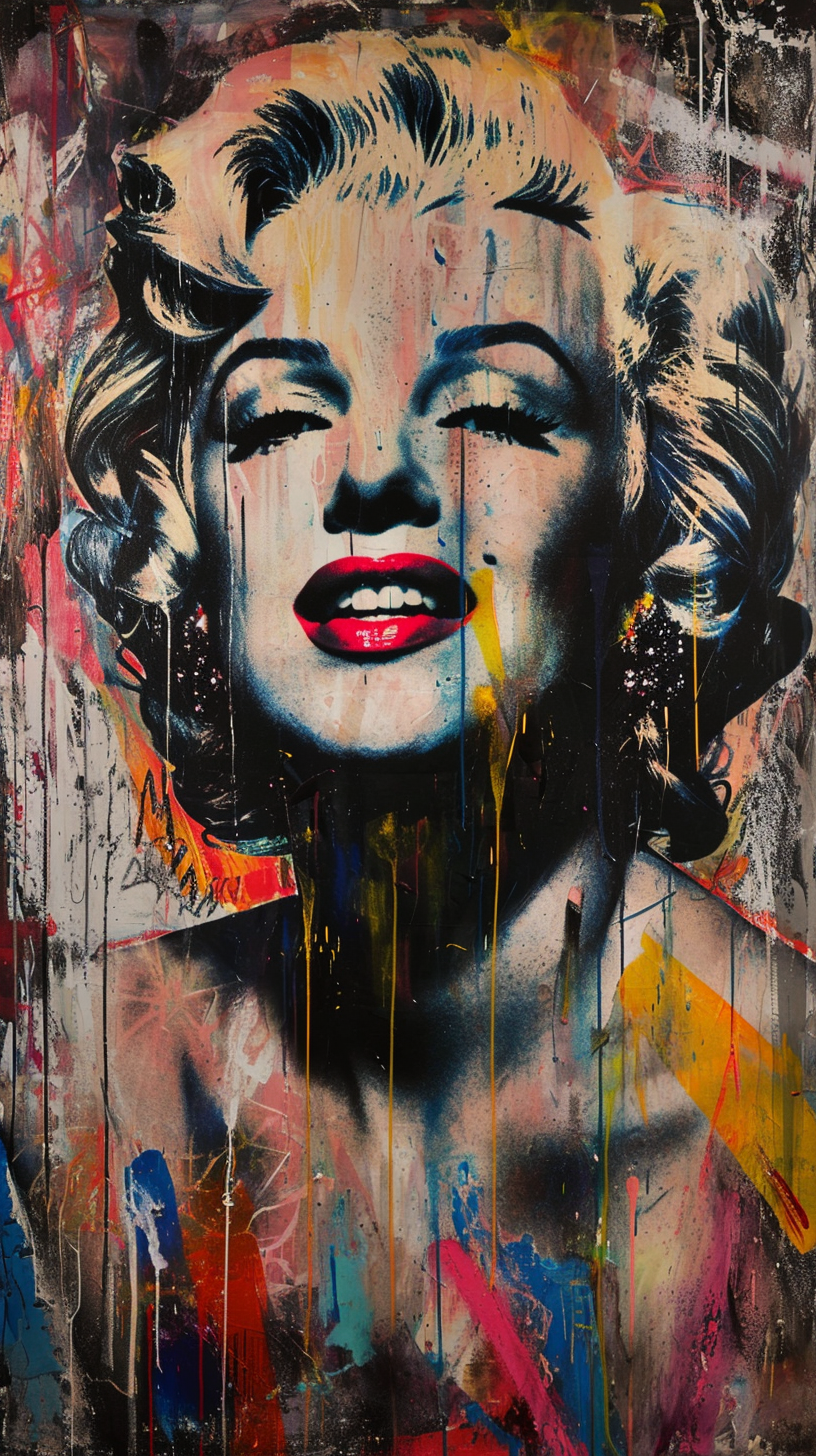 Marilyn Monroe Cyberpunk Realistic Fantastic Artistic Image