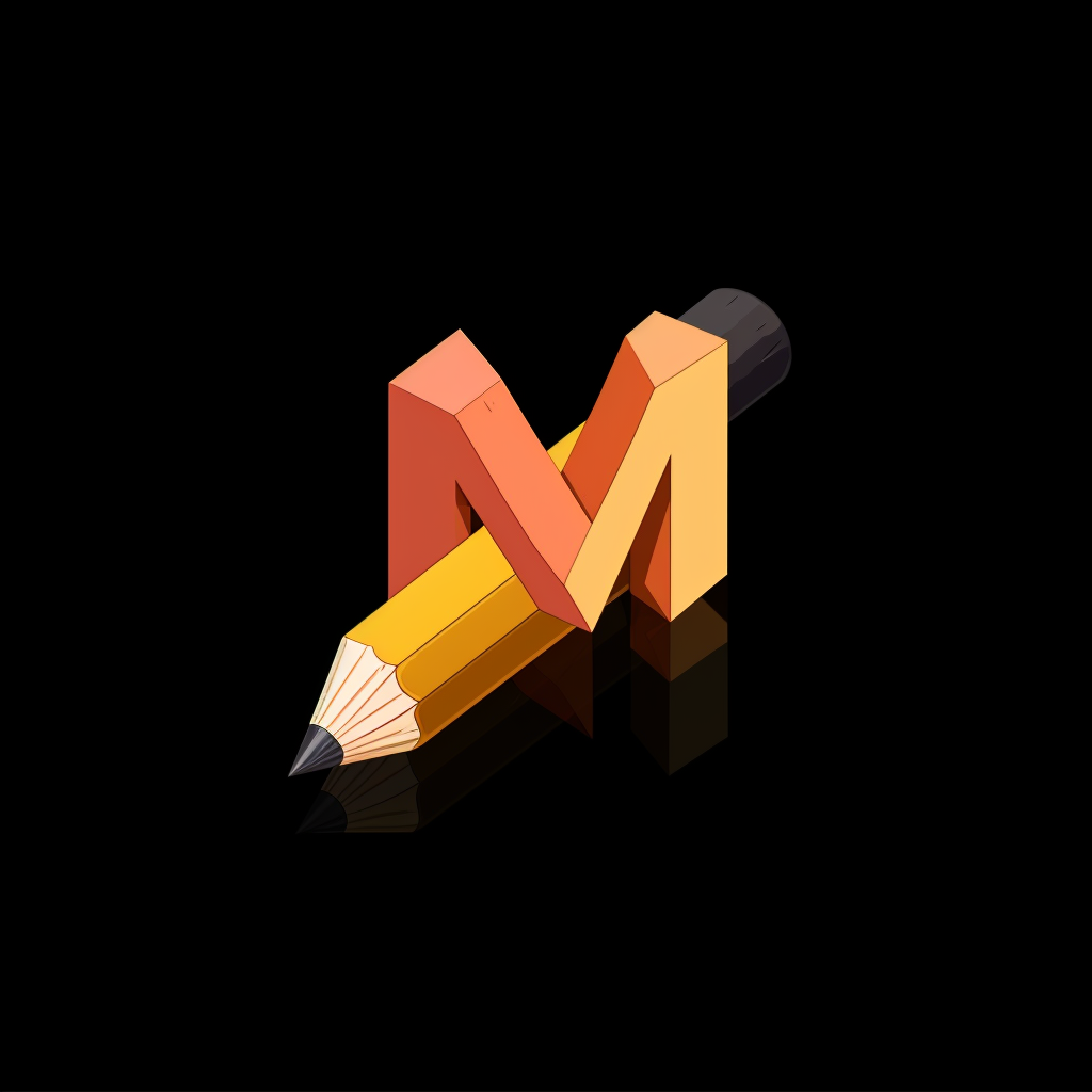 Massive Pencil Logo MW Isometric