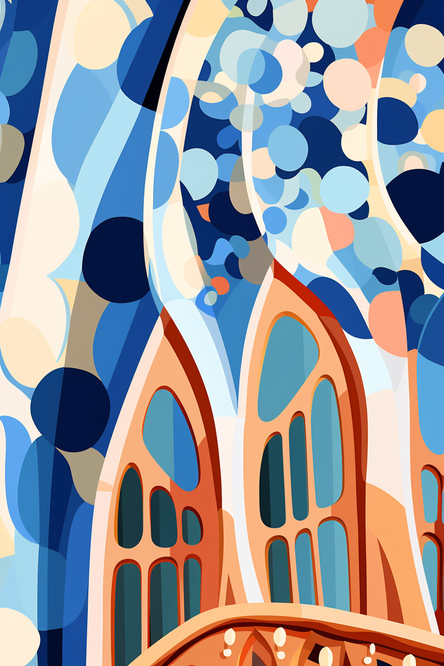 Matisse illustration Casa Batllo roof