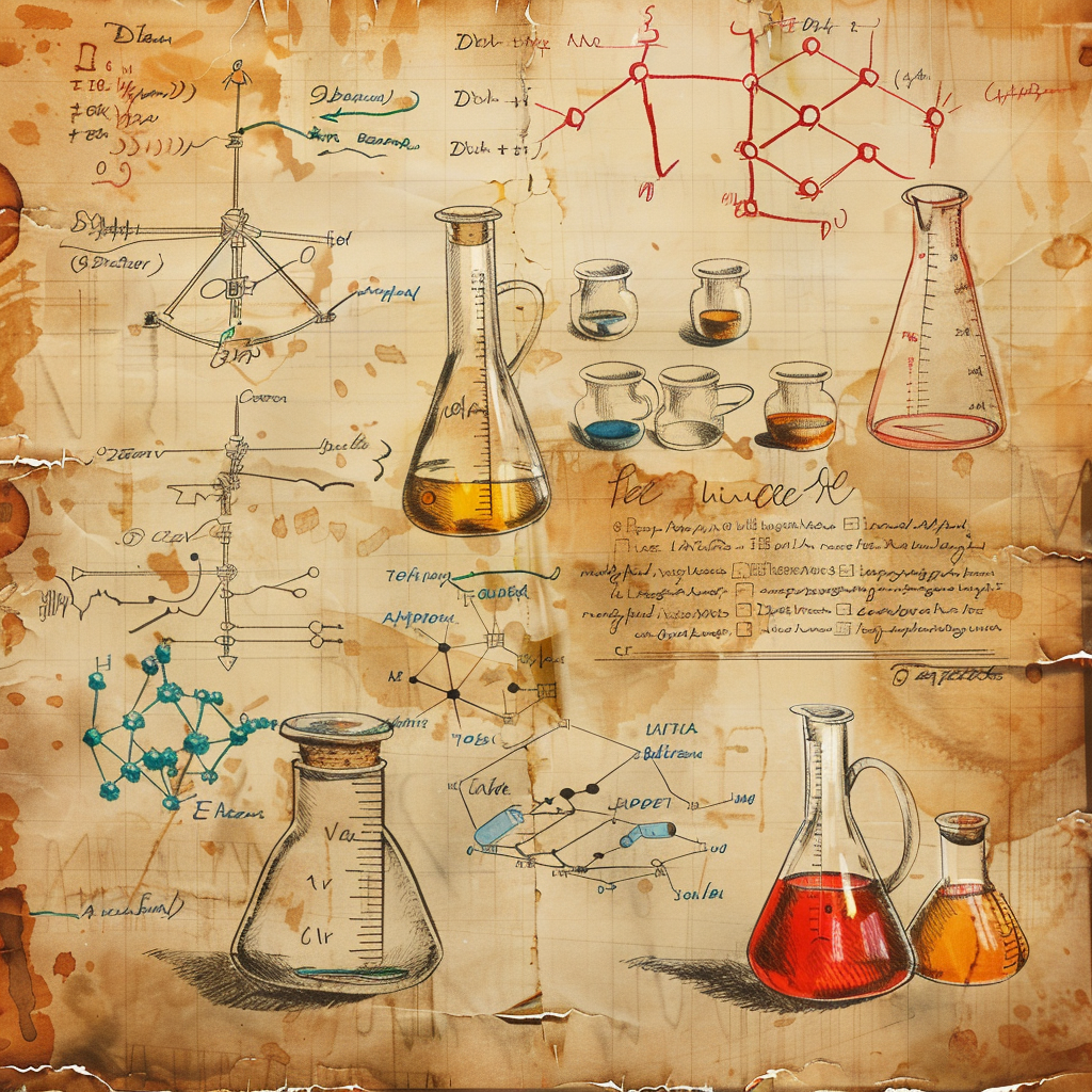 Medical Formulas Backdrop Image